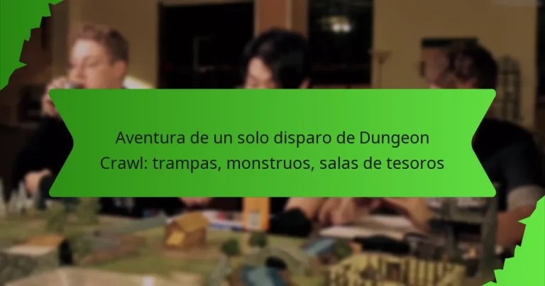 Aventura de un solo disparo de Dungeon Crawl: trampas, monstruos, salas de tesoros