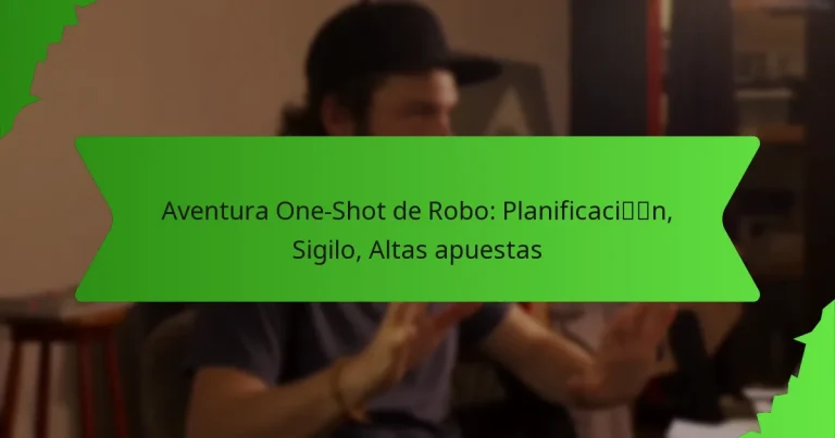 Aventura One-Shot de Robo: Planificación, Sigilo, Altas apuestas